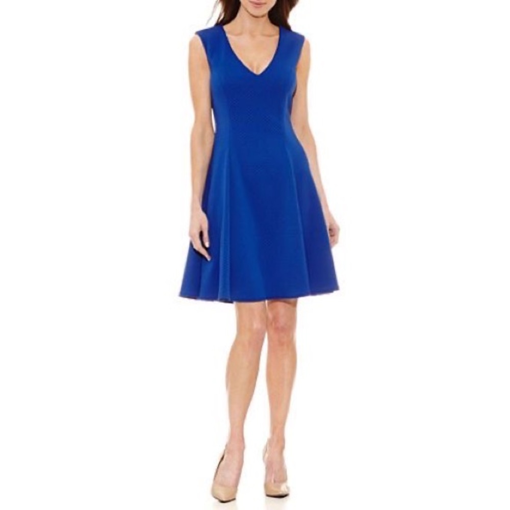 Sleeveless Fit & Flare Dress